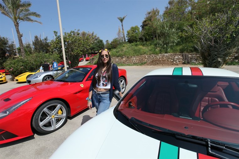 Ferrari Club Lebanon at Edde Sands
